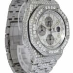 Audemars Piguet Royal Oak Offshore Steel Diamond Iced Out 42 mm Watch 25721ST