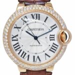 Cartier Ballon Bleu 18k Rose Gold 
Diamond 36mm Automatic Watch 3003