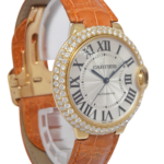 Cartier Ballon Bleu 18k Yellow Gold 
Diamond 36mm Automatic Watch 3002