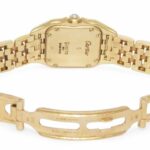 Cartier Panthere Small 18k Yellow Gold Diamond Bezel 
Lugs Ladies Quartz Watch