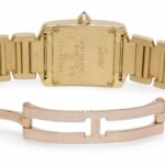 Cartier Tank Francaise Small 18k Yellow Gold Diamond Ladies Watch 1820