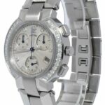 Concord La Scala Chronograph Steel Diamond 38mm Quartz Watch 14.C5.1891 S