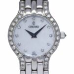 Concord Les Palais 18k White Gold MOP 
Diamond Ladies Quartz Watch 69-25-264