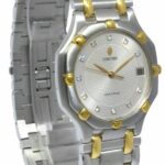 Concord Saratoga 18k Yellow Gold/Steel Diamond Dial 34mm Quartz Watch 15 58 239