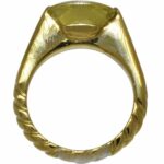 David Yurman Lemon Quartz 18k Yellow Gold Ladies Ring Size 6