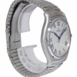 Ebel Sport Classic Wave Steel Silver Roman Dial 37mm Quartz Watch 9187151