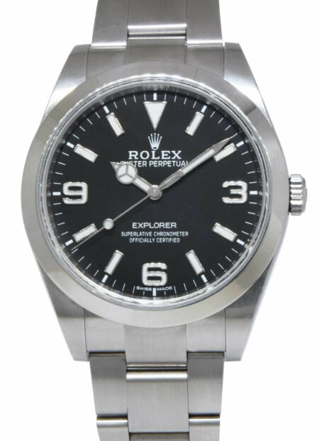 Rolex Explorer Steel Black Dial MK2 Mens 39mm Watch Box/Papers 2018 214270