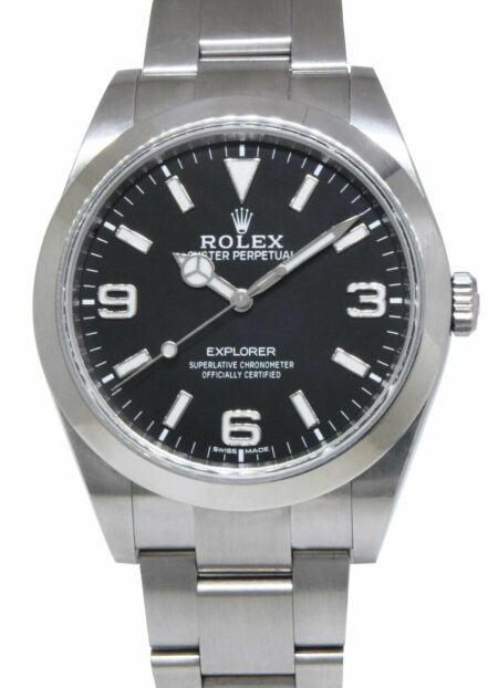 Rolex Explorer Steel Black Dial MK2 Mens 39mm Watch Box/Papers 2020 214270