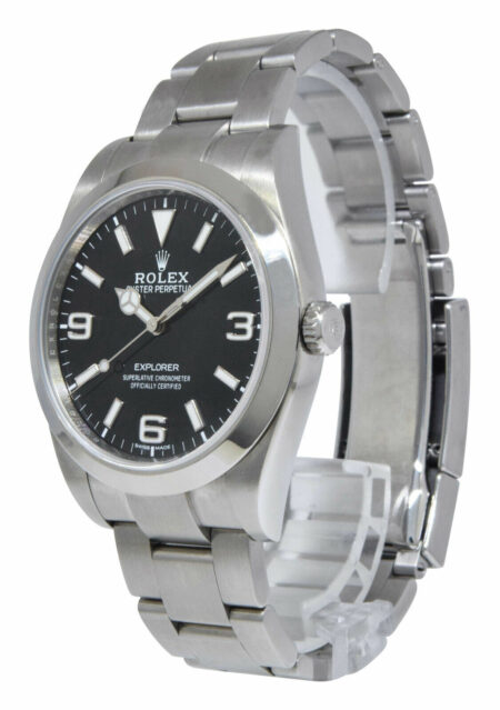 Rolex Explorer Steel Black Dial MK2 Mens 39mm Watch Box/Papers 2020 214270