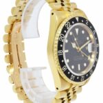 Rolex GMT-Master II 18k Yellow Gold Black D/B Jubilee Mens 40mm Watch B/B 16718