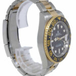 Rolex GMT-Master II 18k YG 
Steel Black Ceramic Mens 40mm Watch B/P M 116713