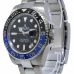 Rolex GMT-Master II Batman Black/Blue Ceramic Steel Oyster Watch +12 116710