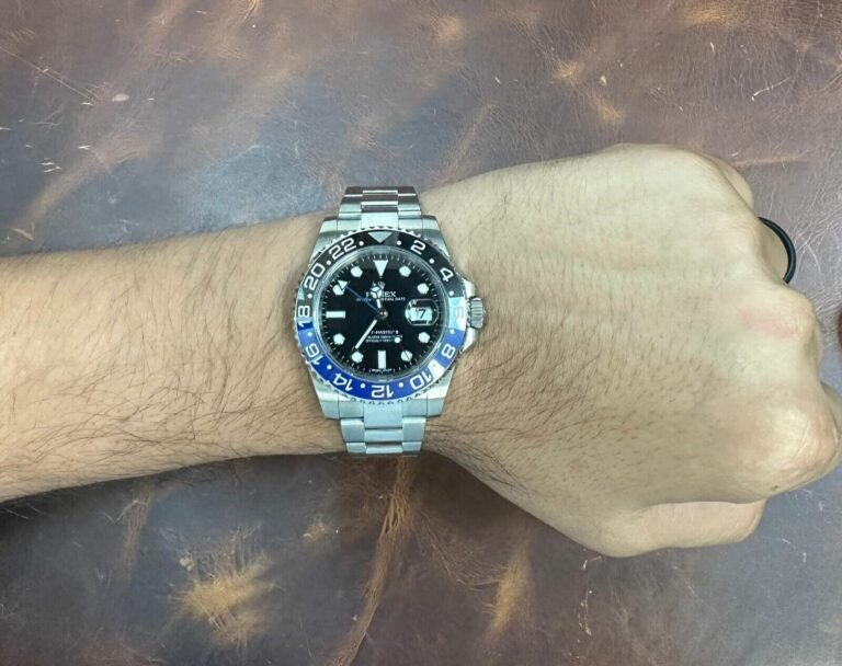 Rolex GMT-Master II Batman Black/Blue Ceramic Steel Oyster Watch +12 116710