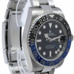 Rolex GMT-Master II Batman Black/Blue Ceramic Steel Oyster Watch +12 116710