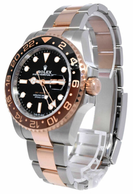 Rolex GMT-Master II Root Beer Ceramic 18k Rose Gold/Steel B/P '23 126711