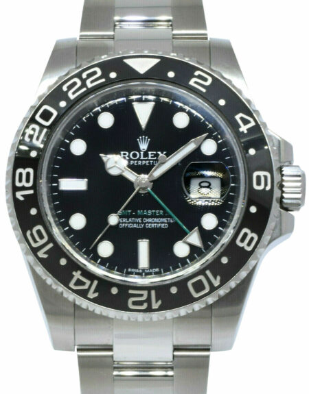 Rolex GMT-Master II Steel Ceramic Black/Green Mens 40mm Watch G 116710