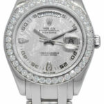 Rolex Masterpiece Platinum Meteorite Diamond Dial/Bezel 39MM Watch B/P D 18946