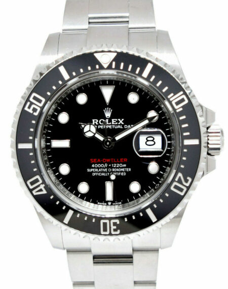 Rolex Red Sea-Dweller Steel/Ceramic Black Dial Mens 43mm Watch 126600