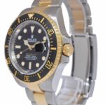 Rolex Sea-Dweller 43 18k Yellow Gold/Steel Black Mens Watch +Card '19 126603