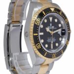 Rolex Sea-Dweller 43 18k Yellow Gold/Steel Black Mens Watch +Card '19 126603