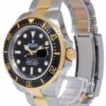 Rolex Sea-Dweller 43 18k Yellow Gold/Steel Black Mens Watch +Card '19 126603