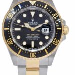 Rolex Sea-Dweller 43 18k Yellow Gold/Steel Black Mens Watch +Card '19 126603