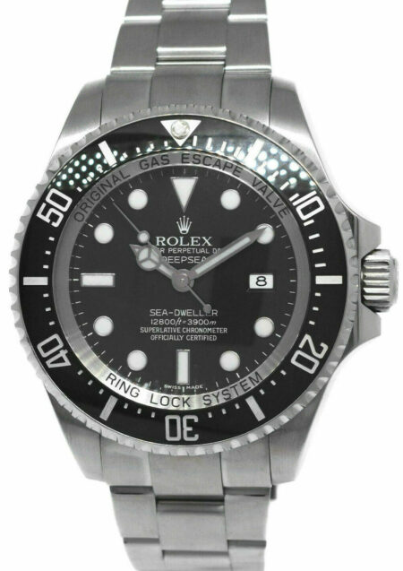 Rolex Sea-Dweller Deepsea Steel 
Ceramic Black Mens 44mm Dive Watch V 116660