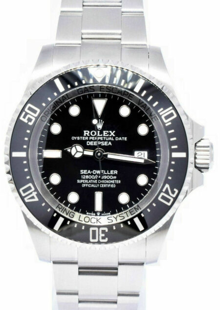 Rolex Sea-Dweller Deepsea Steel/Ceramic Black Mens 44mm Watch B/P '21 126660