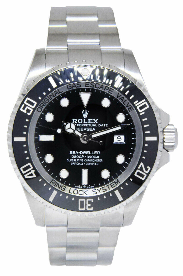 Rolex Sea-Dweller Deepsea Steel/Ceramic Black Mens 44mm Watch B/P '21 126660