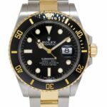 Rolex Submariner Date 18k Gold/Steel Ceramic Black 41mm Watch +Card '21 126613