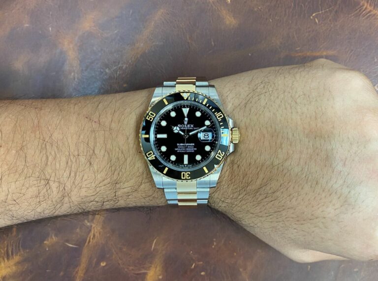 Rolex Submariner Date 18k Gold/Steel Ceramic Black 41mm Watch +Card '21 126613