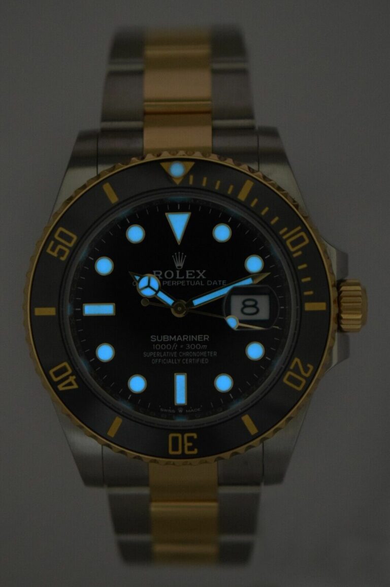 Rolex Submariner Date 18k Gold/Steel Ceramic Black 41mm Watch +Card '21 126613