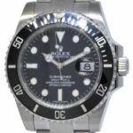 Rolex Submariner Date 40mm Steel Black Dial Ceramic Bezel Mens Watch 116610