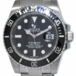 Rolex Submariner Date 40mm Steel Black Dial Ceramic Bezel Mens Watch 116610