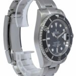 Rolex Submariner Date 40mm Steel Black Dial Ceramic Bezel Mens Watch 116610