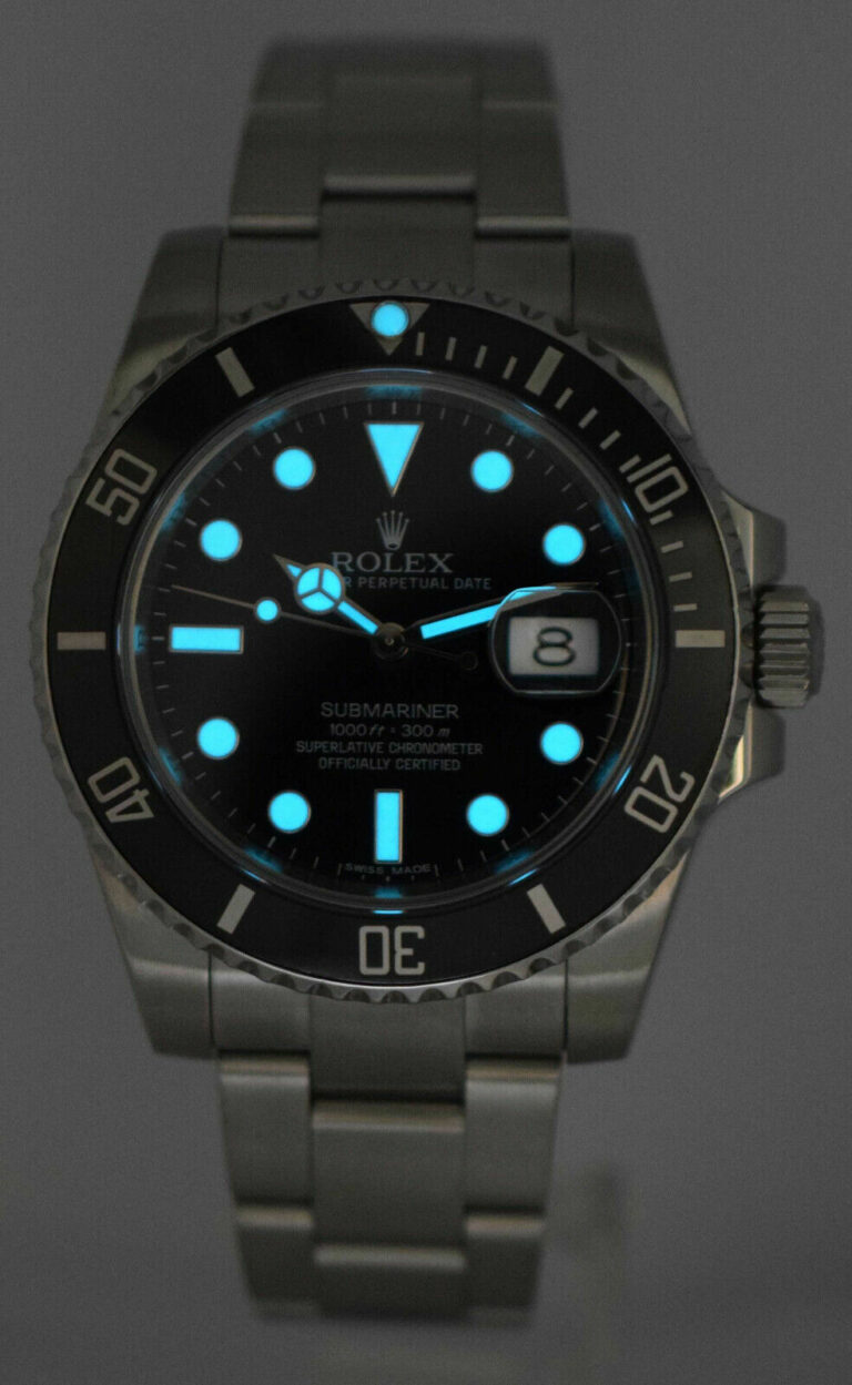 Rolex Submariner Date 40mm Steel Black Dial Ceramic Bezel Mens Watch 116610