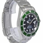 Rolex Submariner Date Kermit Green Bezel Steel Mens 40mm Watch F 16610