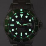 Rolex Submariner Date Kermit Green Bezel Steel Mens 40mm Watch F 16610