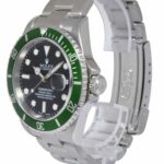 Rolex Submariner Date Kermit Green Bezel Steel Mens 40mm Watch F 16610