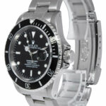 Rolex Submariner Date Steel Black Dial/Bezel 40mm Automatic Watch B/P A 16610