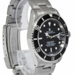 Rolex Submariner Date Steel Black Dial/Bezel Mens 40mm Automatic Watch P 16610