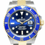 Rolex Submariner Date Yellow Gold/Steel Ceramic Blue 41mm Watch B/P '24 126613