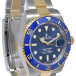 Rolex Submariner Date Yellow Gold/Steel Ceramic Blue 41mm Watch B/P '24 126613