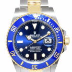 Rolex Submariner Date Yellow Gold/Steel Ceramic Blue 41mm Watch B/P '24 126613