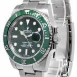 Rolex Submariner Hulk Steel Green Dial/Bezel Ceramic 40mm Watch B/P '17 116610