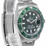 Rolex Submariner Hulk Steel Green Dial/Bezel Ceramic 40mm Watch B/P '17 116610