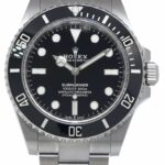 Rolex Submariner No Date Steel Black Ceramic Mens 41mm Watch +Papers '23 124060