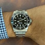 Rolex Submariner No Date Steel Black Ceramic Mens 41mm Watch +Papers '23 124060