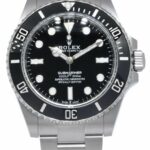 Rolex Submariner No Date Steel Black Ceramic Mens 41mm Watch +Papers '23 124060