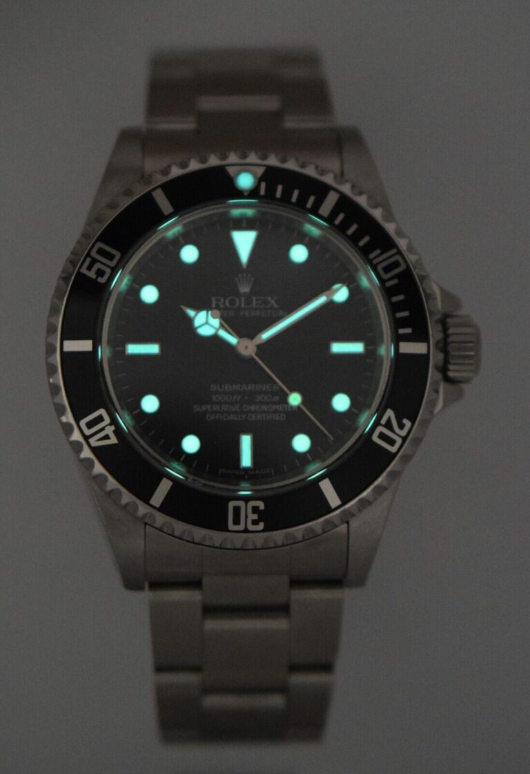 Rolex Submariner No Date Steel Black Dial /Insert 40mm Oyster Watch G 14060